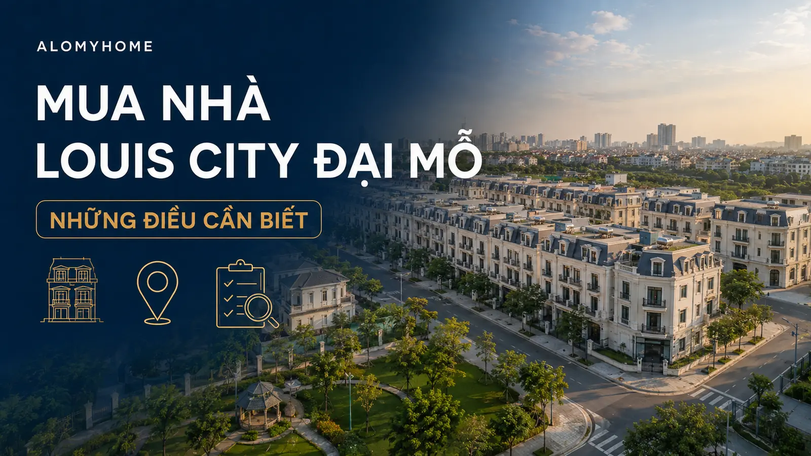 Mua nhà Louis City Đại Mỗ: 14,5 ha, tình trạng sổ và điều cần biết