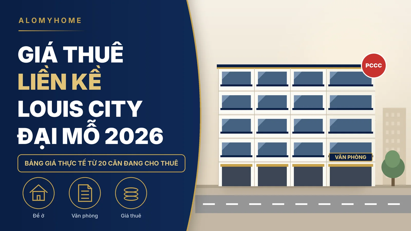 Giá thuê liền kề Louis City Đại Mỗ 2026: bảng giá thực tế từ 20 căn đang cho thuê