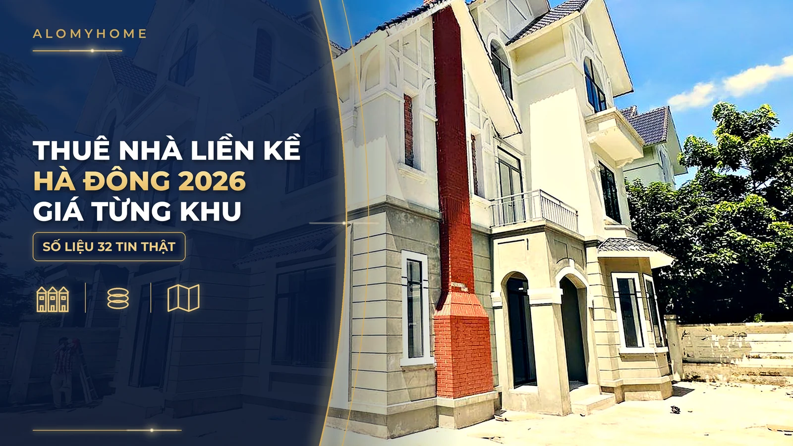 Thuê nhà liền kề Hà Đông 2026: so sánh giá các khu đô thị